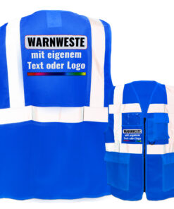 Multi-Warnwesten mit Taschen und Reißverschluss